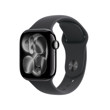 [Open Box] Apple Watch S11 - 42mm - Jet Black Aluminium - Black Sport Band - S/M